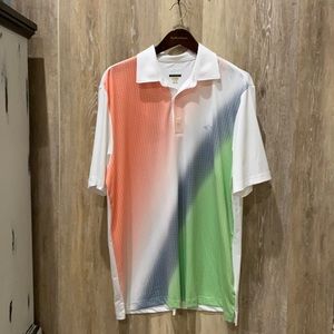 Greg Norman multicolored golf shirt XL